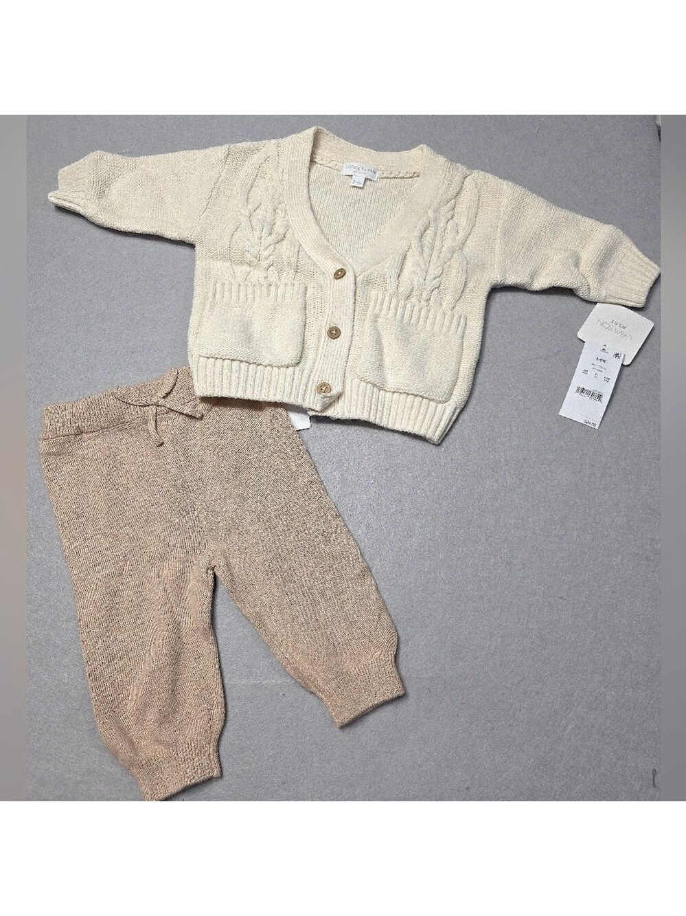 Grayson Mini 2-Piece Knit Set | Baby Neutral Outfit 3-6 Months - New With Tags